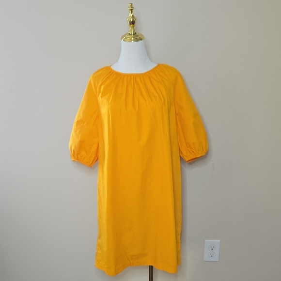 Banana Republic Factory Dresses & Skirts - Banana Republic Factory Yellow Mini Dress with Puff Sleeves